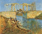 Vincent Van Gogh The Langlois Bridge at Arles Sweden oil painting artist